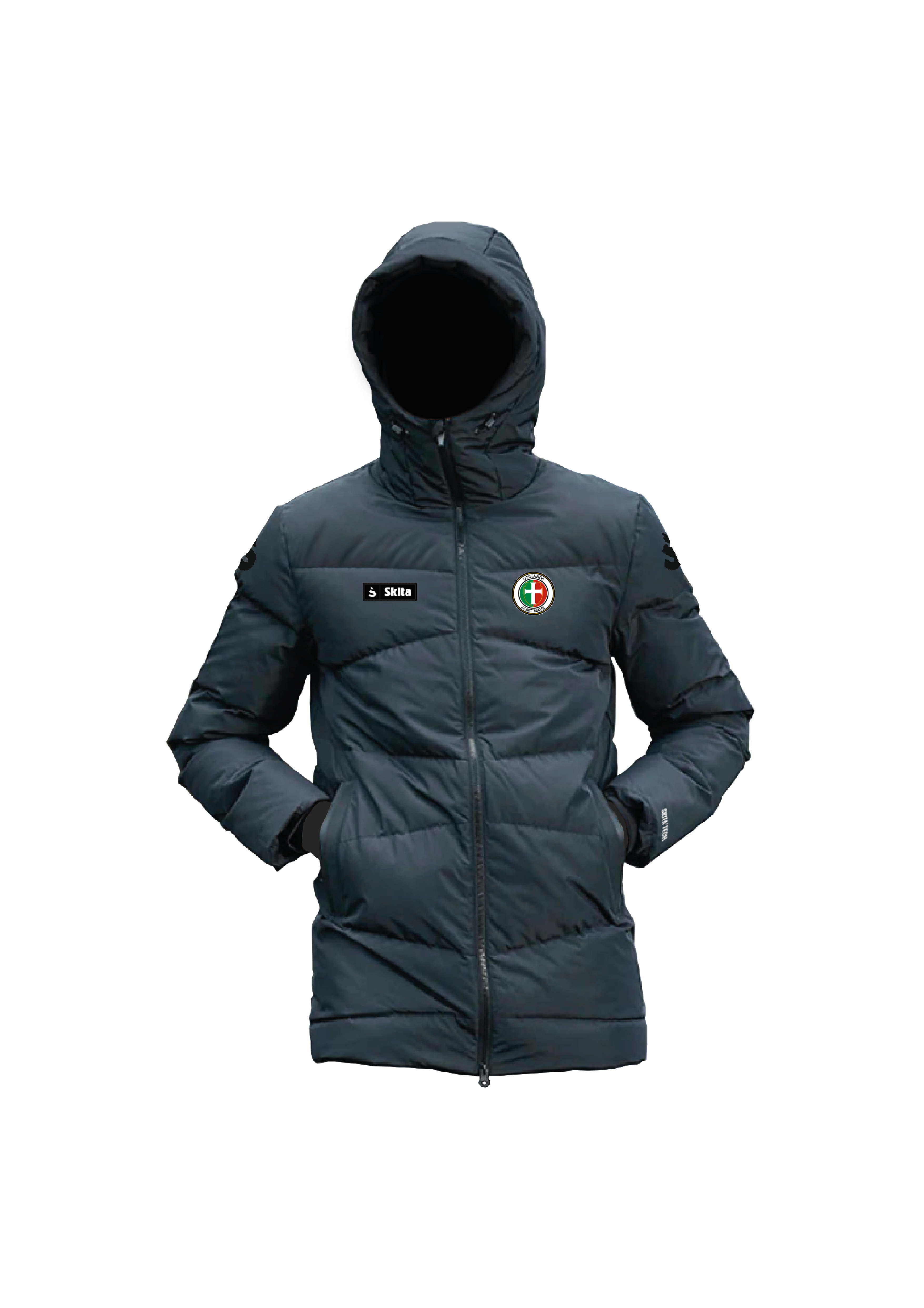 Doudoune SKITA'TECH noir (US LUSITANOS de SAINT-MAUR)